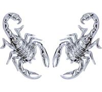 2 Pcs Car Badge Sticker Emblem for Genesis GV80 5 Seats 2021-2025, 3D Metal Decal Logo Body Emblem Badge Decal Body Block Scratch Sticker Exterior Decor