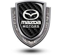 2 Pcs Car Badge Sticker Emblem for Mazda CX-3 Mazda CX-30 Mazda CX-5 Mazda CX-50, 3D Metal Decal Logo Body Emblem Badge Decal Body Block Scratch Sticker Exterior Decor