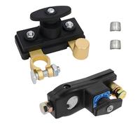 2 PCS Car Battery Isolator Switch Leak Proof Universal Type Battery Disconnect Switch 12V/24V Supplies High Conductivity Effective Power Management for Cars Trucks Rvs Ships ATV Motorcycles