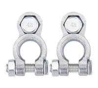 2 PCS Car Battery Terminal 12V/24V Universal Heavy Duty Stud Type Battery Connector Clamp for Marine Car Boat RV