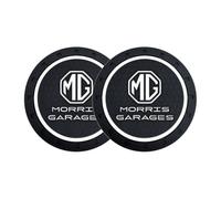 2 Pcs Car Coasters, for MG MG 6 MG3 SW Zero MG4 XPower EV MGB Roadster Car Cup Holder Insert Anti-Dust Non-Slip Coaster Mats, Car Interior Accessories for Car, SUV, Truck