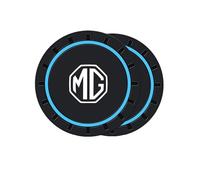 2 Pcs Car Coasters, for MG ZS MG4 MG5 ZS EV 2022 2023 Car Cup Holder Insert Anti-Dust Non-Slip Coaster Mats, Car Interior Accessories for Car, SUV, Truck,D