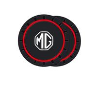 2 Pcs Car Coasters, for MG ZS MG4 MG5 ZS EV 2022 2023 Car Cup Holder Insert Anti-Dust Non-Slip Coaster Mats, Car Interior Accessories for Car, SUV, Truck,A