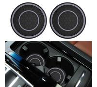 2 Pcs Car Coasters, for Suzuki Vitara 2015-2025 Car Cup Holder Insert Anti-Dust Non-Slip Coaster Mats, Car Interior Accessories for Car, SUV, Truck,E