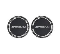 2 Pcs Car Cup Holder Coaster Fit for Honda Stream,PVC Insert Non-Slip Drink Cup Mat Universal Car Interior Accessories (Black)