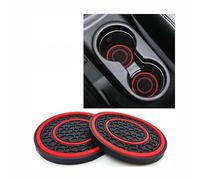 2 Pcs Car Cup Holder Coaster, for Audi A6 C7 2013-2022 Non-Slip Shockproof Car Drink Mats Car Drink Holder Pads Waterproof Spill-Proof,B
