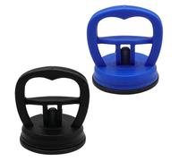 2 Pcs Car Dent Puller, Powerful Dent Removal Kit, Small Car Dent Repair Kit, For Car Body Dent Repairing, Glass, Screen, Tiles Lifting, Heavy Objects Moving(Black,Dark Blue)