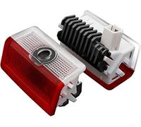 2 pcs Car Door LED Light Projector Ghost Shadow logo light with no fading glass slides inserts for Benz A/B/C/E/M/GL/GLA/GLC/GLE/GLS/G w213 w212 w166 w176 Series(02 benz logo+writing)