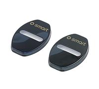 2 Pcs Car Door Lock Cover for Smart 451 Fortwo Forfour, Stainless Steel Car Styling Door Lock Decoration Protection Cover, Car Door Lock Latches Cover Protector Caps
