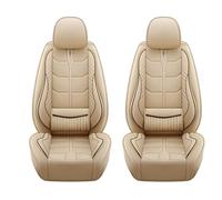 2 Pcs Car Front Seat Covers for Ford Escape 2000-2025, Comfortable And Breathable Waterproof And Slip-Resistant Easy To Clean Luxury Car Seat Covers,4 Beige