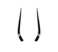 2 PCS Car Front Side Air Cover Trim Canard Spoiler For Alfa Romeo for Giulia 2015-2022 Standard Version(Gloss Black)
