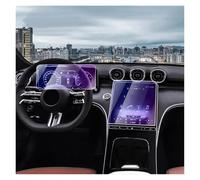 2 Pcs Car GPS Navigation Screen Film Instrument Tempered Glass Protective For C-Class W206 2022 Auto Navigation Screen Protector