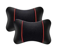 2 Pcs Car Headrest Pillow, For Ford Mondeo MK5 MK4 MK3 Breathable Car Seat Neck Pillows Car Head Support Removable Car Seat Head Neck Support Cushion,A