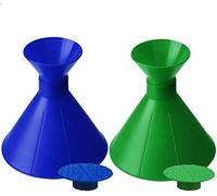2 Pcs Car Ice Scraper Round Magic Cone Shaped Ice Scraper Snow Remover Scraper Tool