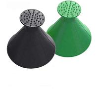 2 Pcs Car Ice Scraper Round Magic Cone Shaped Ice Scraper Snow Remover Scraper Tool