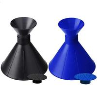 2 Pcs Car Ice Scraper Round Magic Cone Shaped Ice Scraper Snow Remover Scraper Tool