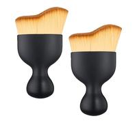 2 Pcs Car Interior Dust Sweeping Soft Brush, No Scratch Ultra Soft Bristle Interior Detailing Brush, Car Detailing Brushes Car Cleaning Brush, Car Brush Interior for Automotive Air Conditioner Vents