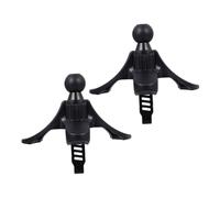 2 Pcs Car Phone Holder Air Vent Mount Clip Adjustable Rotatable Smartphone Cradle with Nonslip Grip Secure Fit for Various Vent Styles Easy Access for Navigation and Calls