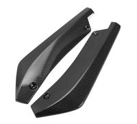 2 Pcs Car Rear Bumper Diffuser Spoilers for Audi A3 Sedan 8V 2013 2014 2015 2016 2017 2018 2019 2020, Rear Bumper Lip Protector Splitter, Car Decoration Accessories,Carbon Fiber Black