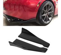 2 Pcs Car Rear Bumper Lip Spoiler for Renault Laguna III Phase II 2010 2011 2012 2013 2014 2015, Rear Corner Rear Llip Diffuser Spoiler Side Fin Scratch Protector Car Accessories