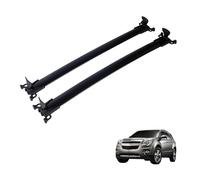 2 PCS Car Roof Rack Rail Cross Bars for Chevrolet Equinox 2010-2016 Without Lock, Rail Mount Aluminium Bars, Lockable Heavy-Duty Crossbars for Luggage Box & Bikes