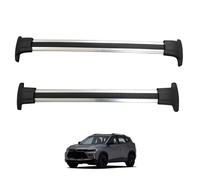 2 PCS Car Roof Rack Rail Cross Bars for Chevrolet Trax 2019-2020 Without Lock, Rail Mount Aluminium Bars, Lockable Heavy-Duty Crossbars for Luggage Box & Bikes