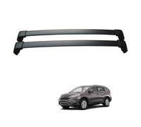 2 PCS Car Roof Rack Rail Cross Bars for Honda CRV 2012-2016 Without Lock, Rail Mount Aluminium Bars, Lockable Heavy-Duty Crossbars for Luggage Box & Bikes