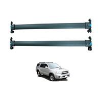 2 PCS Car Roof Rack Rail Cross Bars for Toyota 4Runner 2003-2009 Without Lock, Rail Mount Aluminium Bars, Lockable Heavy-Duty Crossbars for Luggage Box & Bikes