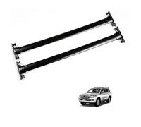 2 PCS Car Roof Rack Rail Cross Bars for Toyota Land Cruiser 2011-2018 Without Lock, Rail Mount Aluminium Bars, Lockable Heavy-Duty Crossbars for Luggage Box & Bikes,Black