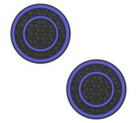 2 Pcs Car Round Coasters For Seat Ateca 2020 2021 2022 2023 2024, Waterproof Coaster Cup Holders Mats Insert Cups Holder Women And Mens Travel Accessories,Blue
