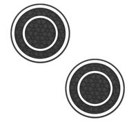 2 Pcs Car Round Coasters For Seat Ateca 2020-2024, Waterproof Coaster Cup Holders Mats Insert Cups Holder Women And Mens Travel Accessories,White