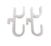 2 PCS Car Seat Back Double Hook,Car Umbrella Holder Clip Hook,Heavy-Duty Umbrella Holder & Bag Ho-ok for C-ar Boot, Stroller, Wheelchair, Truck, Boat - Universal C-ar Accessories Organizer,White