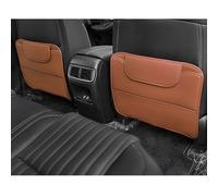 2 Pcs Car Seat Back Protector for Toyota CHR EV 2020-2023, Leather Storage Organizers Seat Back Anti Kick Pad Accessories,Brown