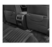 2 Pcs Car Seat Back Protector for Toyota Prius 2013-2016, Leather Storage Organizers Seat Back Anti Kick Pad Accessories,Black