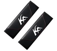 2 Pcs Car Seat Belt Cover for Ford KA 2 Carbon Fiber Soft Harness Pad Shoulder Strap Protector Soft Breathable Auto Interior Car Accessories Comfortable Driving