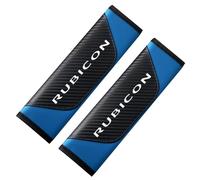 2 Pcs Car Seat Belt Cover for Jeep RUBICON Carbon Fiber Soft Harness Pad Shoulder Strap Protector Soft Breathable Auto Interior Car Accessories Comfortable Driving