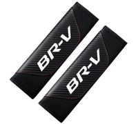 2 Pcs Car Seat Belt Covers for Honda BR-V Carbon Fibre Seat Belt Padding Soft Breathable Auto Interior Car Accessories Comfortable Driving