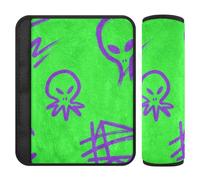 2 Pcs Car Seat Belt Covers for Women Fluorescent Green Seat Belt Cover Protect Your Neck and Shoulder for Sedan Car Belt Protector