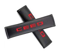 2 Pcs Car Seat Belt Covers Shoulder Pad Set,for KIA Ceed Carbon Fibre Comfortable Safety Strap Protector Padding Auto Interior Styling Accessories
