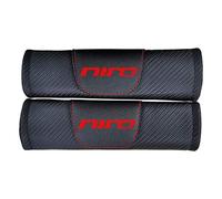 2 Pcs Car Seat Belt Covers Shoulder Pad Set,for Kia NIRO Carbon Fibre Comfortable Safety Strap Protector Padding Auto Interior Styling Accessories