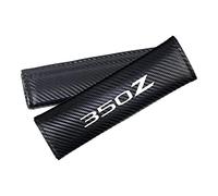 2 Pcs Car Seat Belt Covers Shoulder Pad Set,for Niss-an 350z Carbon Fibre Comfortable Safety Strap Protector Padding Auto Interior Styling Accessories
