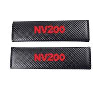 2 Pcs Car Seat Belt Covers Shoulder Pad Set,for Niss-an NV200 Carbon Fibre Comfortable Safety Strap Protector Padding Auto Interior Styling Accessories