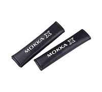 2 Pcs Car Seat Belt Covers Shoulder Pad Set, for Opel Mokka X Carbon Fibre Protection Breathable Warm Cushion Auto Styling Protector Interior Accessories