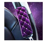 2 Pcs Car Seat Belt Covers, Ultra Soft Safety Pads, Universal Size Accessories, Purple
