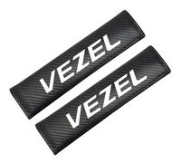 2 Pcs Car Seat Belt Pads for Honda Vezel Carbon Fiber Covers Shoulder Pads Soft Comfortable Interior Accessories