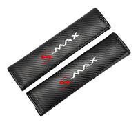 2 Pcs Car Seat Belt Pads for Smax S-max Carbon Fiber Covers Shoulder Pads Soft Comfortable Interior Accessories