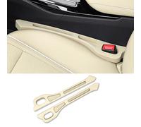 2 Pcs Car Seat Gap Filler for Audi A1 A3 A4 A5 A6 A7 A8 E-tron GT Side Seat Gap Plug Strip Stop Things from Dropping black(Beige)