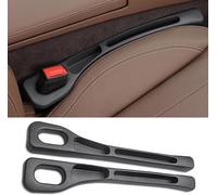 2 Pcs Car Seat Gap Filler for Jeep Wrangler 4 portes JK Unlimited Sport/Sahara/Rubicon, Auto Crevice Leak Proof Plugging Strips, Drop Blocker Keys Phone Storage Box Accessories,Black