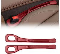 2 Pcs Car Seat Gap Filler for Renault Laguna III Phase II 2010 2011 2012 2013 2014 2015, Vehicle Mounted Gap Leak Proof Filling Strip Car Gap Filler Organizer Interior Accessories,Red