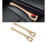 2 Pcs Car Seat Gap Filler for Suzuki Samurai Jimny Ignis SX4 Vitara Side Seat Gap Plug Strip Stop Things from Dropping Beige(Beige)